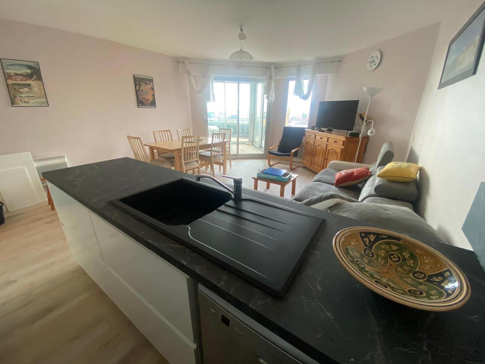 Appartement T3 - 4 Personnes - Face Ocean - Thalasso بورنيشّيه المظهر الخارجي الصورة